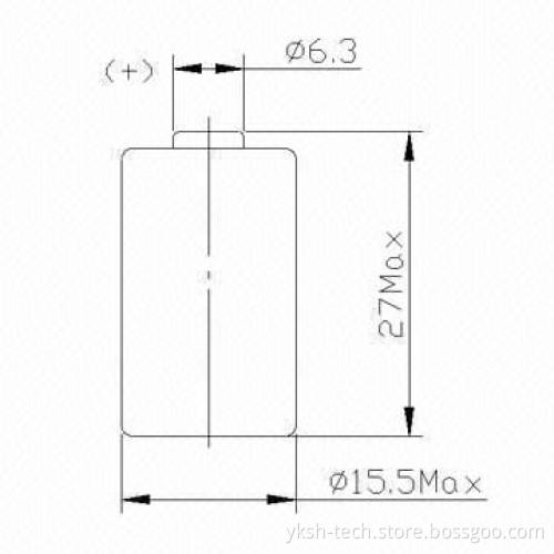 Lithium Manganese Dioxide Battery with 3.0V Voltage and 800mAh Capacity, Energy Type
